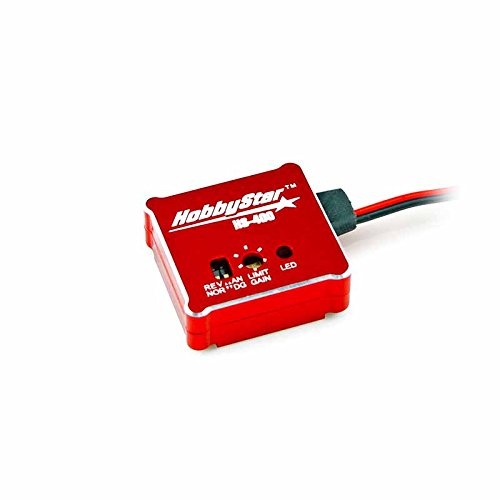 HS-400 Gyro, Adjustable Stability Control System, Drift-Assist - Red