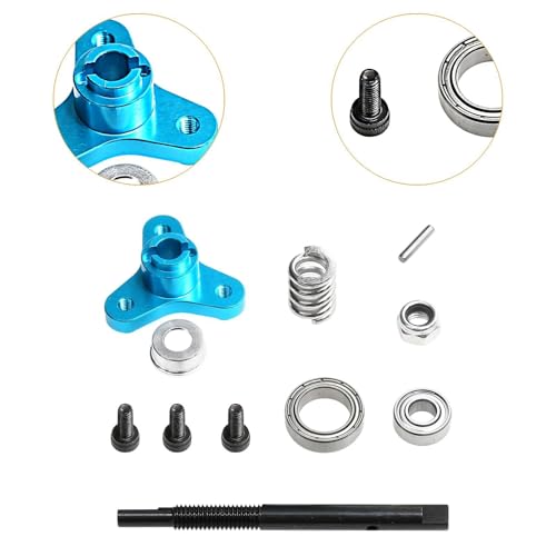 DYNWAVE RC Car Clutch Combination Assembly 1/10 Parts Easy to Use RC Car Replacement Part Clutch Combo for 2WD XL5vxlslipper, Blue - color: Blue