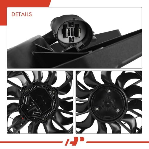 A-Premium Engine Radiator Cooling Fan Assembly with Brushless Motor | Compatible with Select Chevrolet Models - Malibu 2021-2022 2.0L - Replace# 84523874