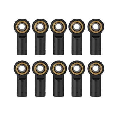 M3 Metal Tie Rod End Ball Joint Link Ball Head Holder, M3 Black | For 1/10 Axial SCX10 90046 90047 TRX4, RC Crawler Car, Parts - color: M3 Black