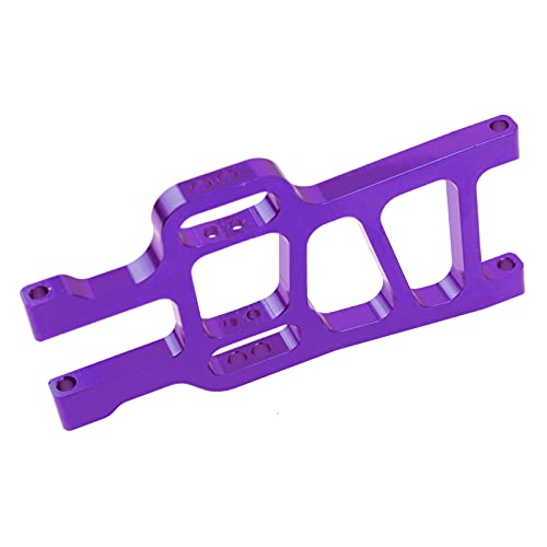 Metal Front Lower Suspension Arm Upgrade Part 08005 Compatible with Redcat Racing HSP 94111 1/10 RC Car Truck (Purple) - color: Purple