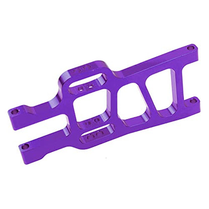 Metal Front Lower Suspension Arm Upgrade Part 08005 Compatible with Redcat Racing HSP 94111 1/10 RC Car Truck (Purple) - color: Purple