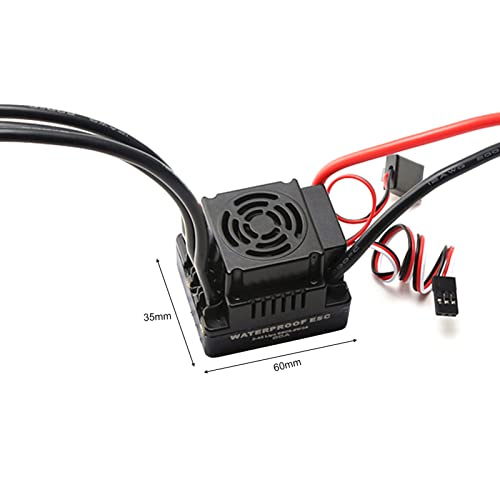 GoolRC 80A Brushless ESC Electronic Speed Controller T Plug 5.8V 3A BEC for 1/8 RC Car