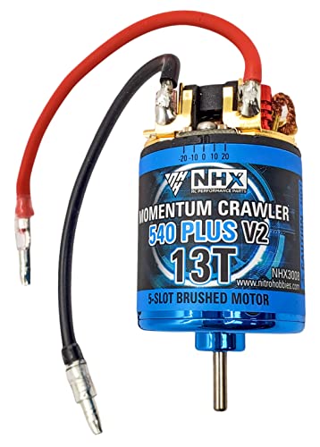 NHX RC Momentum 5-Slot 540 Plus V2 13T Brushed Crawler/Cars Motor