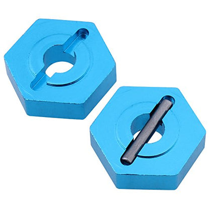 Hobbypark 7mm to 12mm Aluminum Wheel Hex Convert Adapter Hub 1/18 Turn 1/10 for Wltoys A949 A959 A969 A979 K929 RC Car Upgrade Parts (Set of 4)