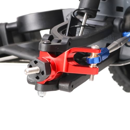 KYX Racing Aluminum Front Steering Knuckle Set Upgrades Parts Accessories for 1/10 RC Car ARRMA Fury Mega