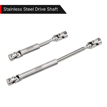 INJORA Steel D-Shaped Hole Drive Shaft for SCX24 Gladiator Power Wagon