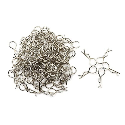 Replacement Part For 100pcs/pack Stainless Body Shell Clip Pin For RC 1/16 Car Truck Vehicles Car Shell Latch