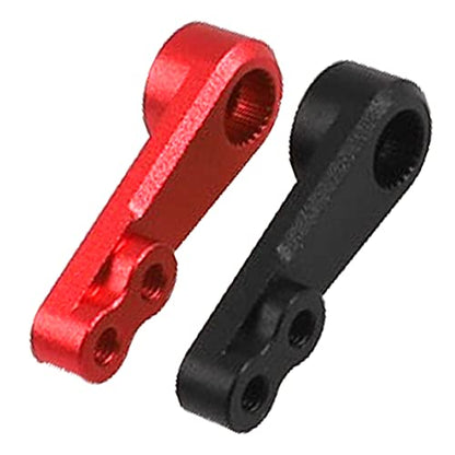 2Pack Vgoohobby Aluminum Alloy 25T Servo Horn 25Teeth Servo Saver Steering Arm for Standard Servo Motors Compatible with Traxxas TRX4 Axial SCX10 Tamiya 1/10 RC Crawler Car