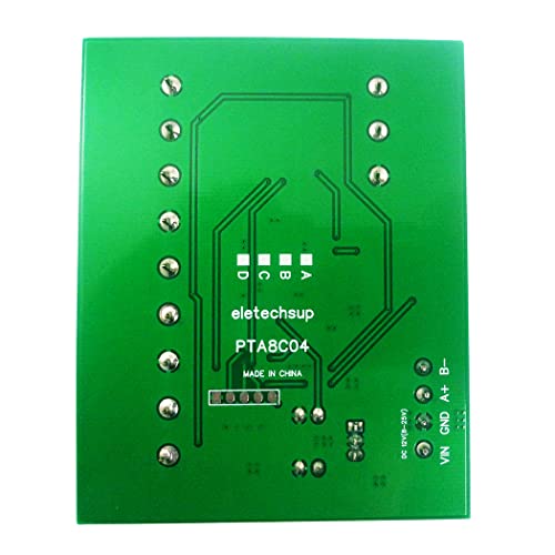 4ch DC 12V 24V -40~500 Celsius PT100 RTD RS485 Temperature Sensor Module Modbus RTU Platinum Thermal Resistance Collector (1PCS A 12V Only Board) - color: 1PCS A 12V Only Board