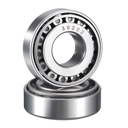 2 Pack 30202 Tapered Roller Bearing Cone and Cup Set | 15mm Bore 35mm OD 12mm Cup Width, Chrome Steel Wheel Bearings, ABEC-3 - size: 30202