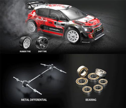 Mjx Hyper go 4x4 Brushless Rc Cars 14303 Hyper 4wd Rc Car All-Road RC Drift Car Brushless Scale 2.4G 4wd High Speed Electric,Terreneitor 4x4 Carros,1/14 Citroen C3 Fast RC Cars for Adults… - color: 14303