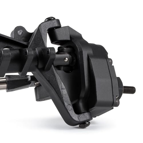 Aluminum Portal Steering Knuckle Caps Portal Cover for SCX10 III AR45P Capra F9 Supershafty CP44 CP43 Portal Axle (Black)