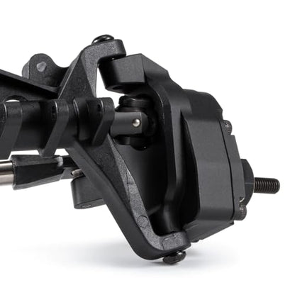 Aluminum Portal Steering Knuckle Caps Portal Cover for SCX10 III AR45P Capra F9 Supershafty CP44 CP43 Portal Axle (Black)