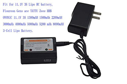 Blomiky 15V Wall Charger with XH-4P Plug and Charger Box Suitable for 11.1V 3S Li-ion or Lipo Battery /15V Charger