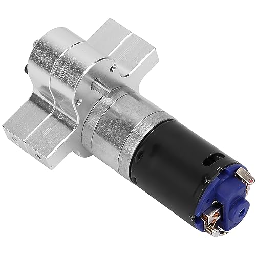 Metal Transfer Case RC Accessory for WPL Henglong B24 B16 B36, 370 CNC Aluminum Gearbox Replacement for RC Crawler Drivetrain Upgrade Kit