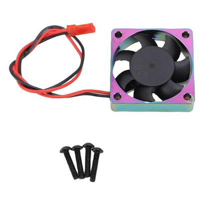 Drfeify RC Motor Cooling Fan, 14000RPM High Speed Aluminum Alloy Quiet Heatsink Fan for RC Car Model