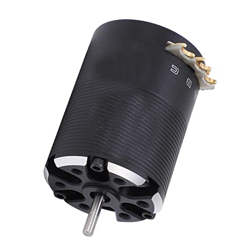 540 Sensored Brushless Motor High Speed Durable 250W for 1/10 RC Car Racing Black Aluminum