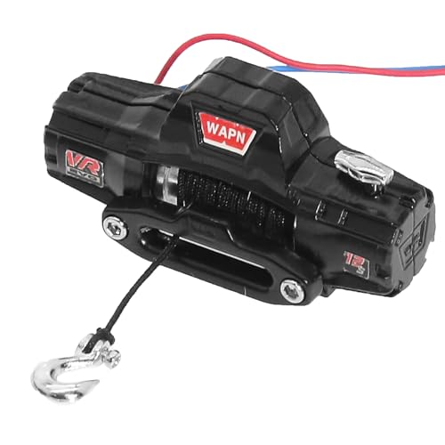 1/18 Metal Winch for 1/18 TRX4M 1/24 RC Tracked Axial SCX24 FMS FCX24 - Body Bumper Modification