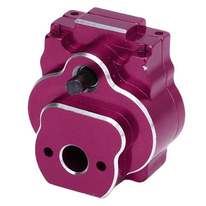 RC Complete Transmission, CNC Aluminum Alloy 24:1 Complete Transmission Smooth Operation for 1/18 RC Crawler Car Upgrade Part (Purple) - color: Purple