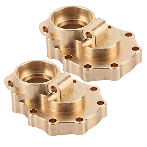Brass Portal Cover, 1Pair Front Rear Brass Heavy Duty Steering Knuckle Portal Cover for 82056‑4 RC Crawler