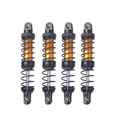 4Pcs ShareGoo Metal Shock Absorber 70/80/90/100/110/120mm Damper Compatible with Tamiya CC01 Traxxas TRX4 Axial SCX10 D90 D110 RR10 1/10 RC Crawler Car (80mm Hole Distance) - size: 80mm Hole Distance