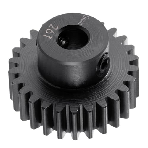 2pcs Pinion Gear 32P 5mm 26T Gear Motor Gears for 1/5 1/6 1/8 1/10 | 1/14 1/16 1/18 RC Buggy Monster Truck Drift Car Off-Road Crawler Parts - size: 26T