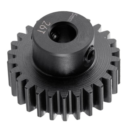 2pcs Pinion Gear 32P 5mm 26T Gear Motor Gears for 1/5 1/6 1/8 1/10 | 1/14 1/16 1/18 RC Buggy Monster Truck Drift Car Off-Road Crawler Parts - size: 26T