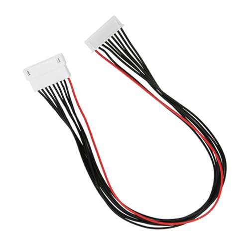 LiPo Balance Extension Wire, Plastic Metal JST XH 8S Balance Plug Extension Wire Set, 10 Pack 30cm Length, for LiPo Battery Charging RC Car Plane Replacement