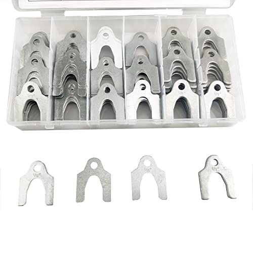 144 Pieces Auto Alignment Body Shim 1/16" 1/64" 1/32" 1/8" Alignment Shims Assortment Set