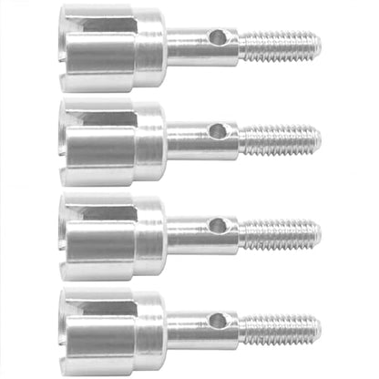 4Pack ShareGoo Metal Wheel Stub Axle Shafts Adapter Drive Axle Cup 02033 Compatible with HSP Redcat Racing Exceed 94123 94111 1/10 RC Car Buggy Truck