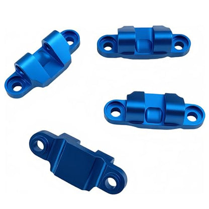 Lower Shock Mount for Losi 1/18 Mini LMT 4X4 RC Monster Truck (Blue) | Aluminum,Monster Truck,Suspension Mount Set,Upgrade Parts,LOS211044 Compatible,LOS01026 Compatible,CNC Machined,High Strength - color: Blue