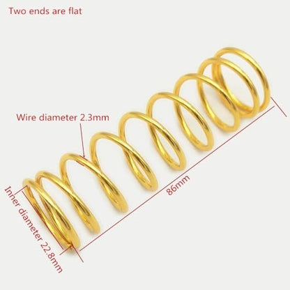 4pcs Thicker Harder Steel Springs Gold for 1/8 Sledge Shock 9660 9661