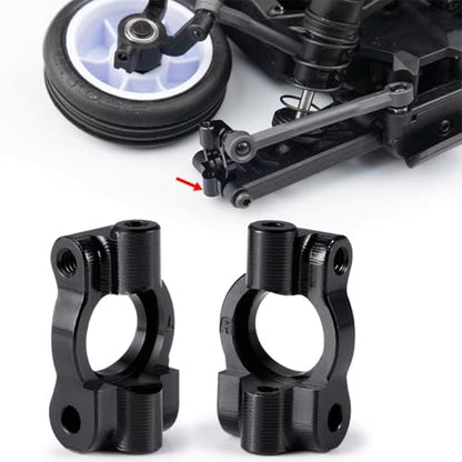 RC Modifications Spare Compatible With LOSI 1/24 Micro-B RC For Buggy Truck Model Upgrade Parts Accessories 2Pcs Aluminum Alloy Caster Blocks
