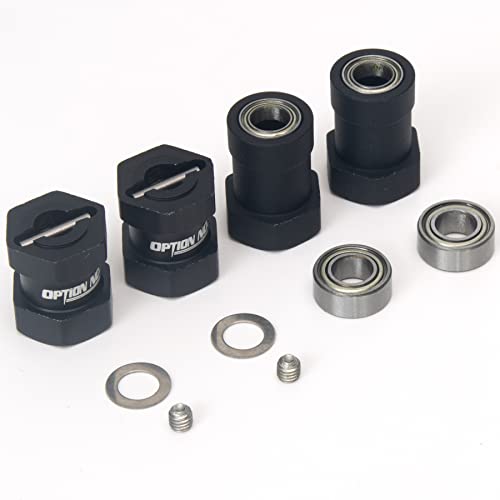 RC Car 1/10 Aluminum 12mm Hex Adapter Wheels Rims Combiner for Tamiya CW-01 Chassis Lunchbox ORV Monster Beetle Upgrade Parts