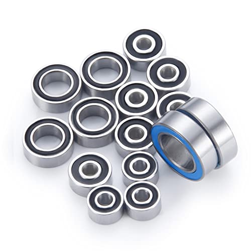 15Pcs Wheel Hub Axle Steel Sealed Bearing Kit for Kyosho Mini-Z | MA020 1/28 Sport RC Car Upgrade Parts