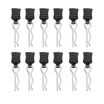 RC Car Parts Compatible with MJX for Hyper Go 14210 1/14 RC Car Upgrade Parts RC Body Clips with Pull Tabs Car Clips R Clips