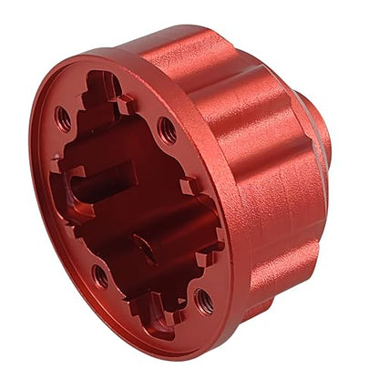 Differential Case Housing W224 for Maxx Maxx V2 Maxx Slash WideMaxx (Red) | Aluminum,Front,Center,Rear,1/8 6S,1/10,CNC Machined,Upgrade Parts,High Strength,Precision Fit - color: Red