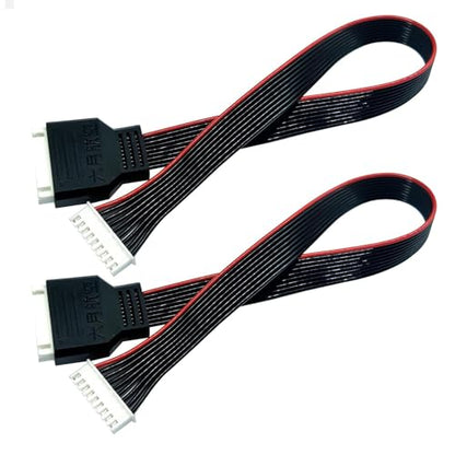 2Pcs JST-XH Balance Cable 8S Lipo Battery Balance Charger Extend Expansion Plug Leads Adapter Conversion Line for RC Vehicles Lipo Battery Charging (50cm) - style: 50cm