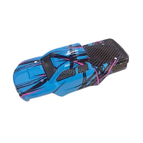 HBX Part M16130 Truck Body Shell +Decal for Haiboxing 1/16 RC Truck 16889 Brushless Version (Blue) - color: Blue