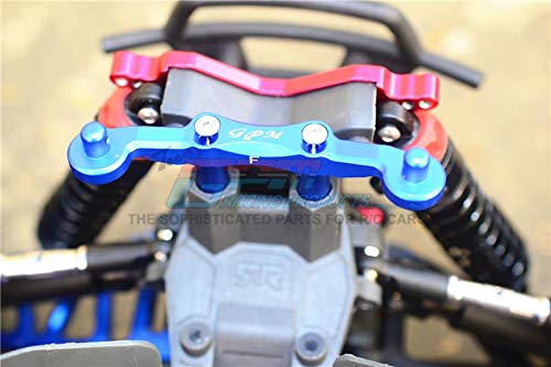 GPM for Arrma Granite 4x4 / Big Rock Crew Cab 4x4 Upgrade Parts Aluminum Front Body Mount & Post - 1Pc Set Blue