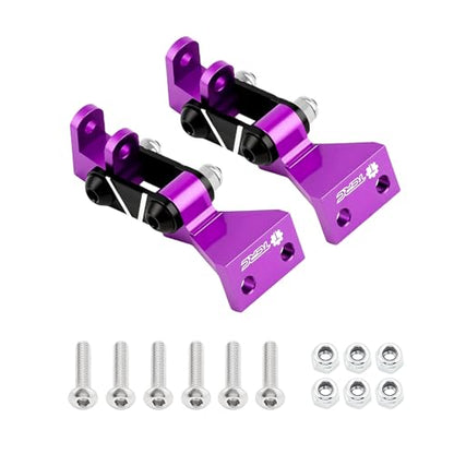 7075 Aluminum Front Z-Box Leaf Spring Shackles for 1/10 RC4WD Trail Finder Tamiya F-350, Hilux Tundra