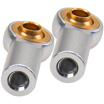12Pack Vgoohobby Aluminum M3 Tie Rod End Link Rod Ball Head Joint CW Holder 20mm Compatible with Tamiya Axial Redcat HPI Traxxas HSP 1/10 RC Truck Crawler Car (Silver) - color: Silver