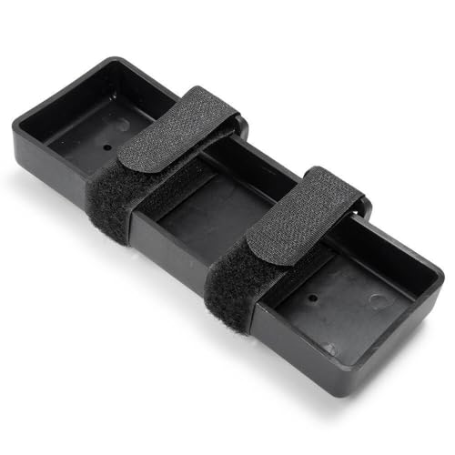 Black Battery Box Tray Case Compatible with 1/10 1/8 RC Crawler Axial SCX10 D90 TRX4 (2 PCS) - style: 2 PCS