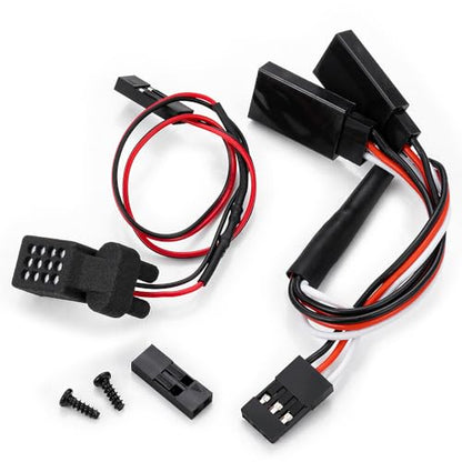 MORLORDY RC Light Kits Front and Rear Lights Set for 1/14 MJX 14303 4WD RTR High Speed RC Drift Rally Car Upgrade Parts (Rear) - color: Rear