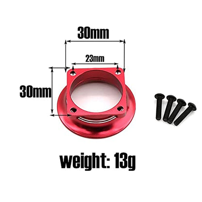 HomeSoGood Cooling Fan Cover Air Cooling Channel for 540 550 3650 Motor/Esc Radiator 1/10 1/8 D3 D4 Hsp Hpi Rc Car, Metal Fan Cover