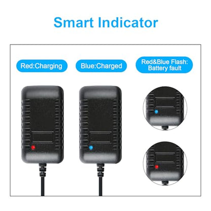 RC Battery Charger for T-raxxas Smart NiMH/NiCd Battery Charger for 4.8V 7.2V 8.4V 9.6V Battery Compatible 2.4V-12V NiMH/NiCD Pack - size: NiMH/NiCd Battery Charger