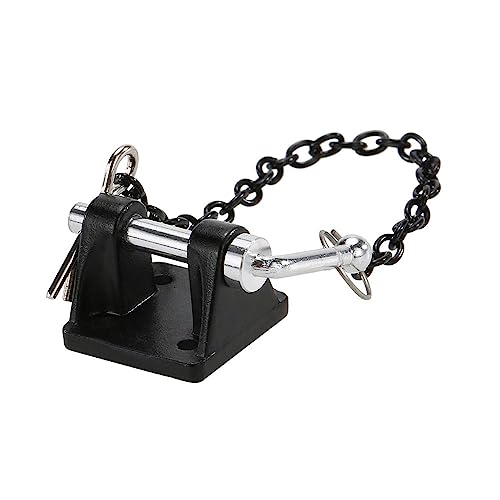 Black Metal Tow Shackle Trailer Hook for 1/10 RC Rock Crawler