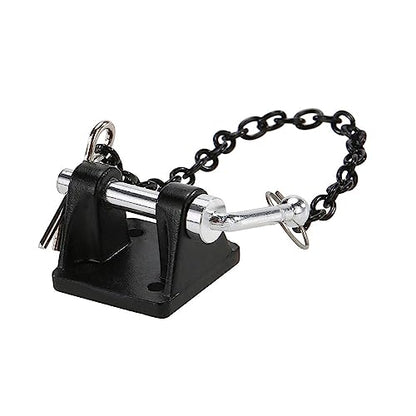 Black Metal Tow Shackle Trailer Hook for 1/10 RC Rock Crawler