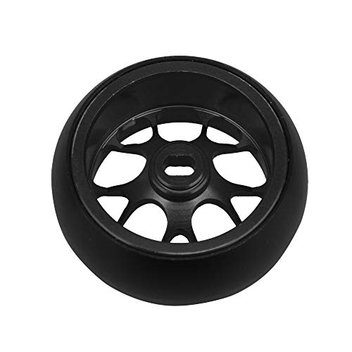 Lovermusic 4pcs 25x11MM RC 1:28 Drift Tires Black Mesh Wheel Hub Replacement for WL 1/28 K969 K989 P929 Upgrade Parts
